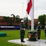 Korem 064/MY Laksanakan Upacara 17 an Bulan Mei 2022