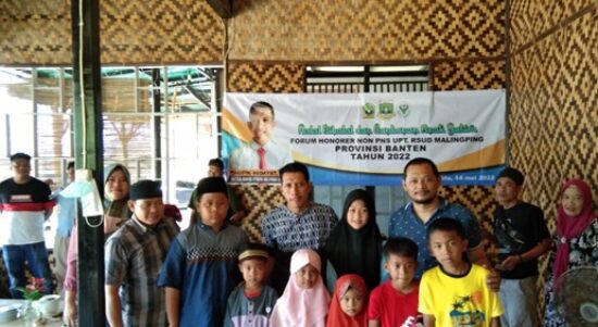 Forum Honorer Non PNS UPT RSUD Malingping Gelar Halal Bihalal dan Santunan Anak Yatim