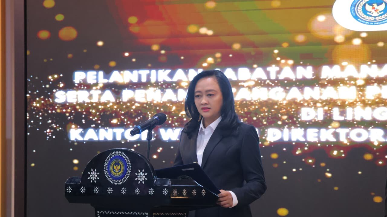 Kepala Kanwil Dirjenim Banten Melantik Pejabat Manajerial dan Non Manajerial serta Penandatanganan Perjanjian Kinerja