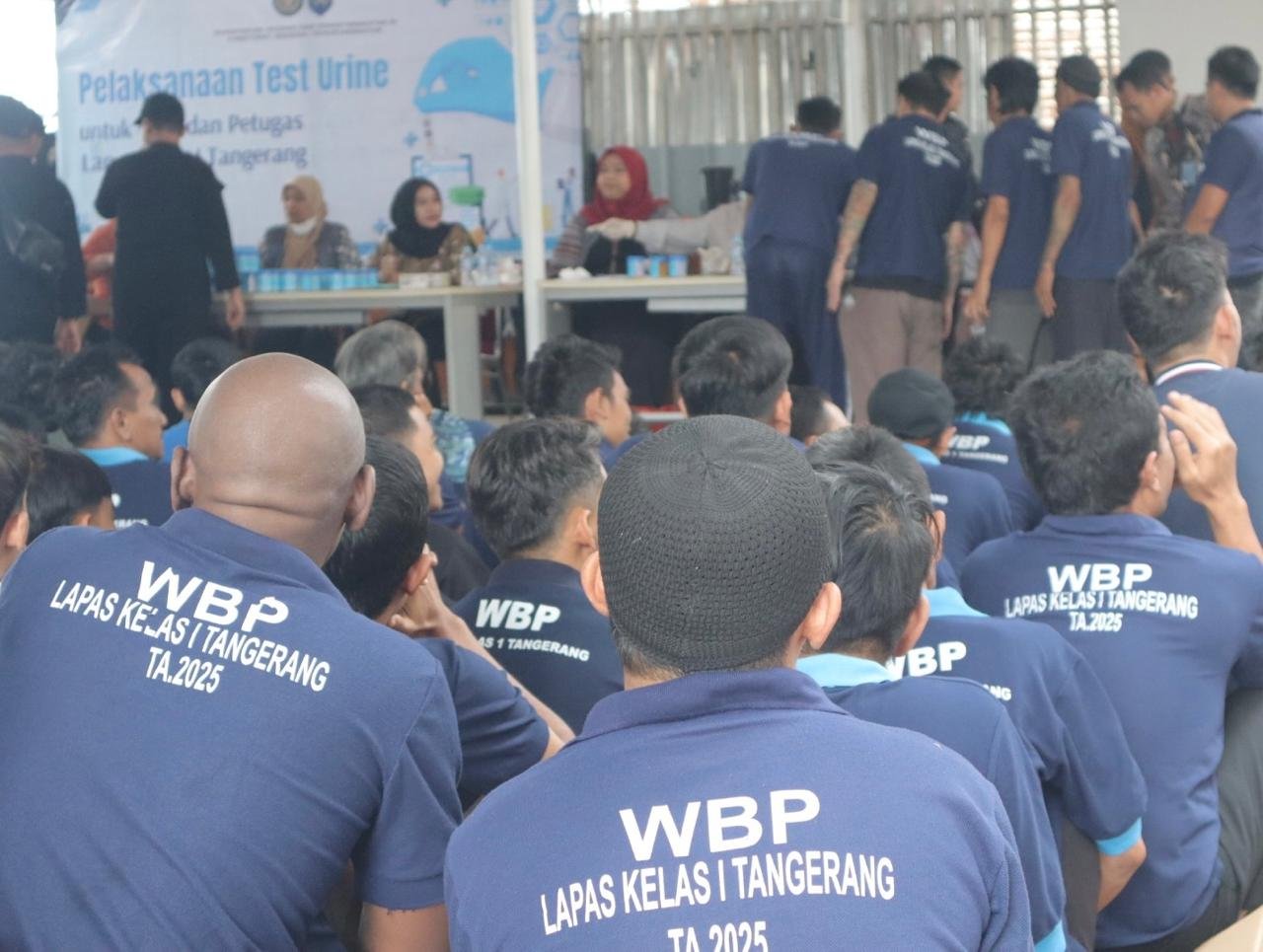 Awali Tahun 2026 dengan Integritas, Lapas Kelas I Tangerang Mantapkan P4GN Melalui Tes Urine