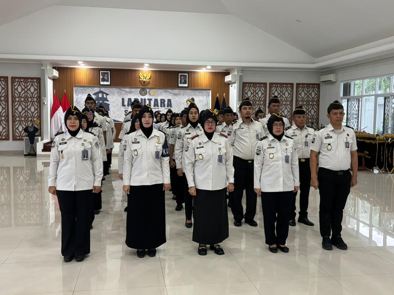 Lapas Perempuan Tangerang Ikuti Apel Bersama Awal Tahun 2026, Menko Kumham Imipas Tekankan Soliditas dan Integritas Aparatur