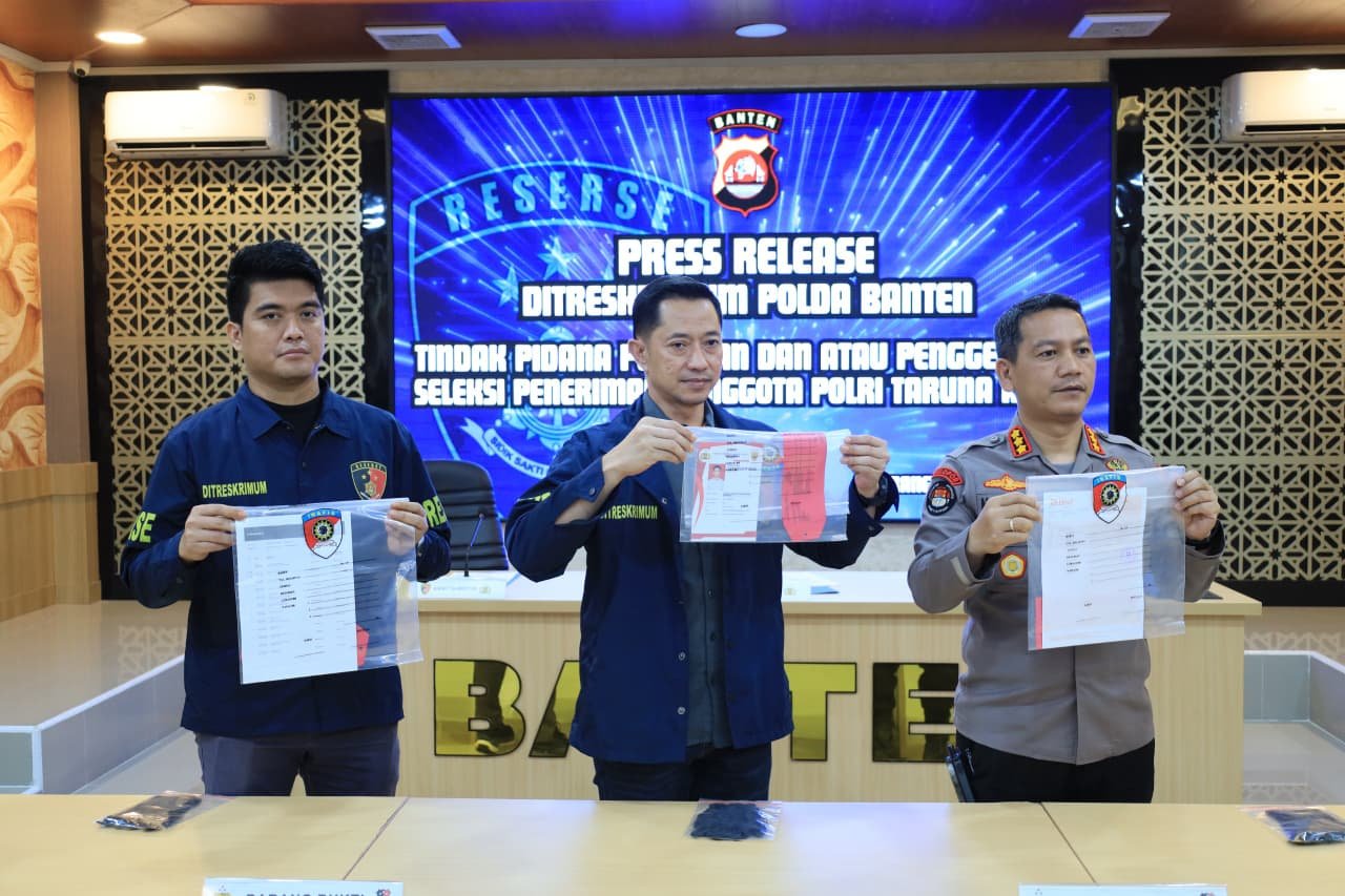 Calo Penerimaan Polri Syaratkan 1 M, Ditangkap Polda Banten