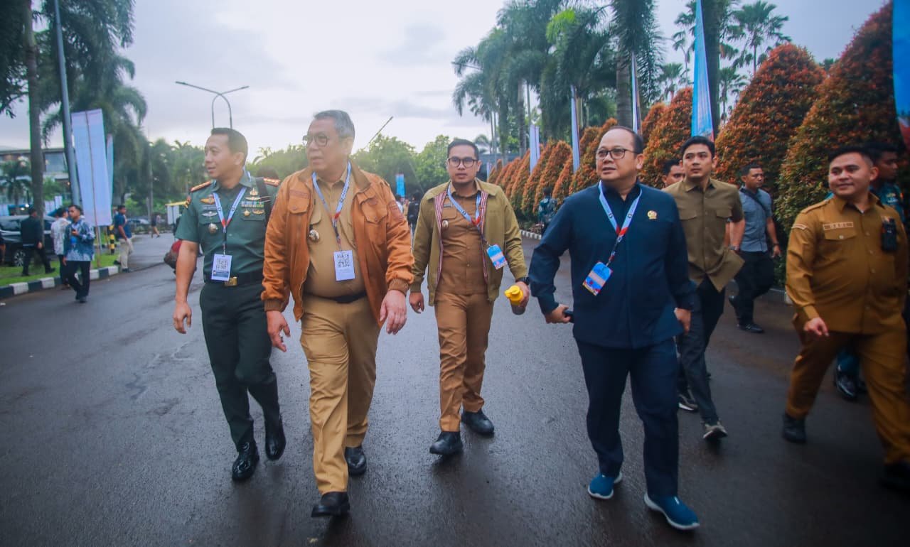 Benyamin-Pilar Hadiri Taklimat Presiden Prabowo pada Rakornas Pemerintah Pusat dan Daerah 2026