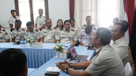 Perkuat Akuntabilitas, Kanwil Ditjenpas Banten Ikuti Reviu Pelaksanaan Anggaran 2025