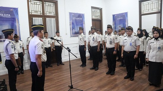 Apresiasi Kinerja dan Dedikasi: Penyematan Kenaikan Pangkat Jadi Bukti Kualitas SDM Pemasyarakatan Banten