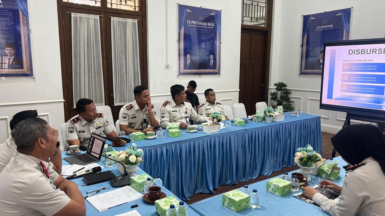 Gelar Rapat Kerja, Ditjenpas Banten Tetapkan Fokus Semester I 2026