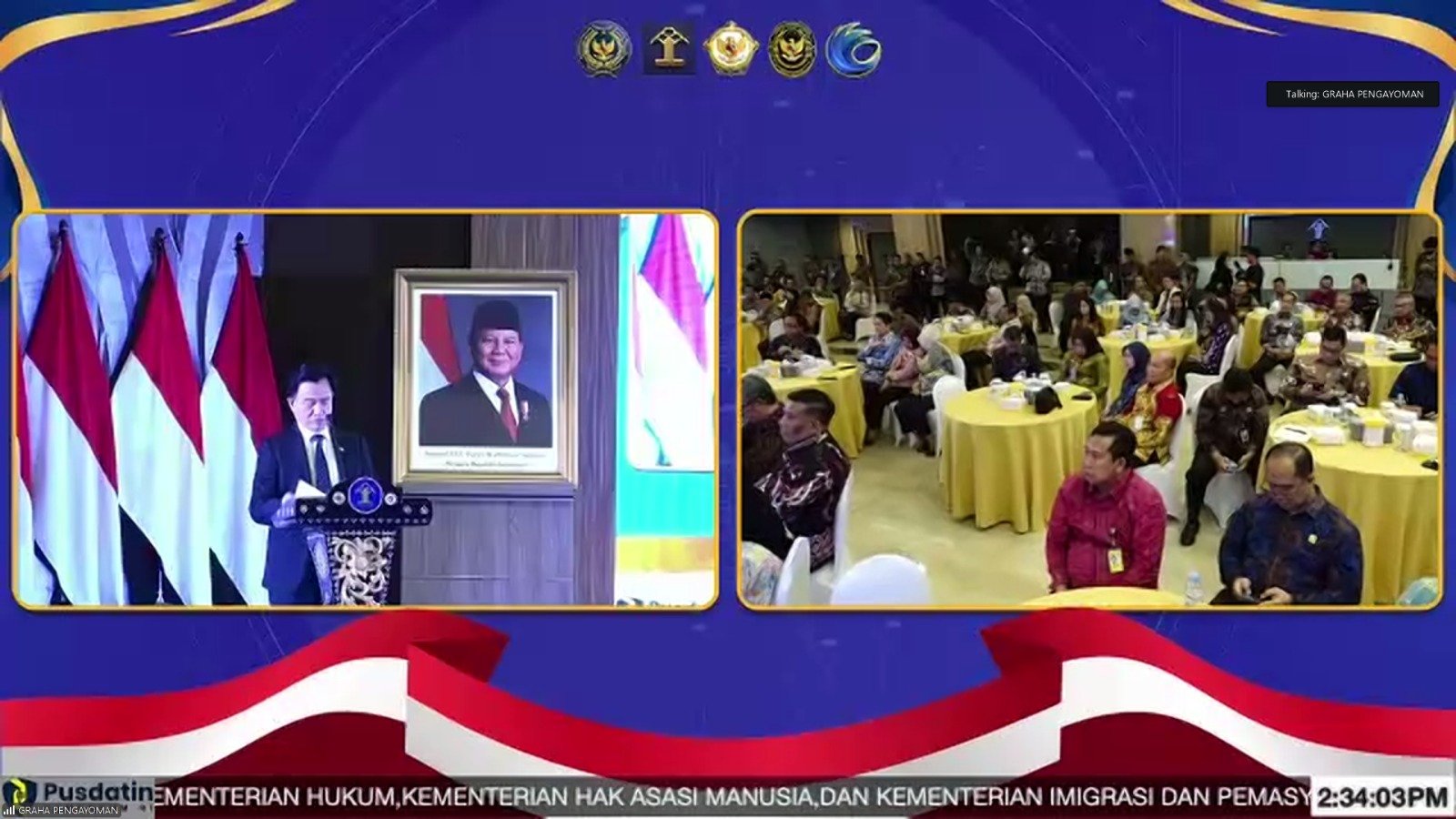 Kanwil Kemenkum Malut Ikuti Entry Meeting Pemeriksaan BPK RI atas Laporan Keuangan Kementerian Hukum Tahun 2025