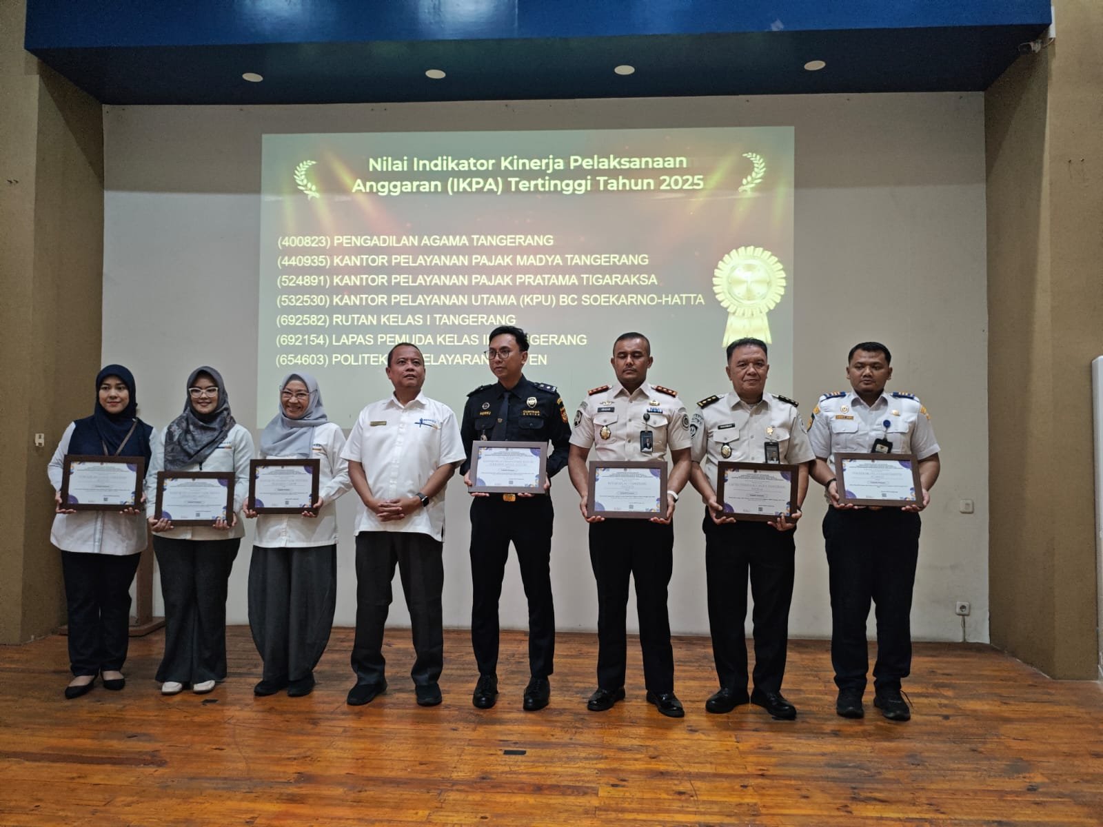 Kakanwil Ditjenpas Banten Apresiasi Prestasi Lapas Pemuda Tangerang pada Pengelolaan Anggaran Tahun 2025