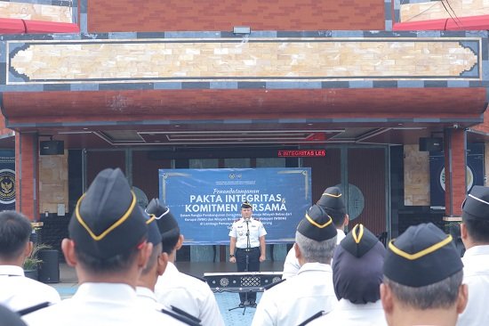 Mengawal Integritas Sejak Awal Tahun, Lapas Kelas I Tangerang Deklarasikan Komitmen WBK/WBBM 2026