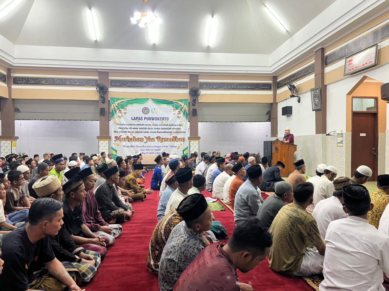 Sambut Bulan Suci Ramadhan, Kalapas Purwokerto Ajak Warga Binaan Perkuat Iman dan Introspeksi Diri
