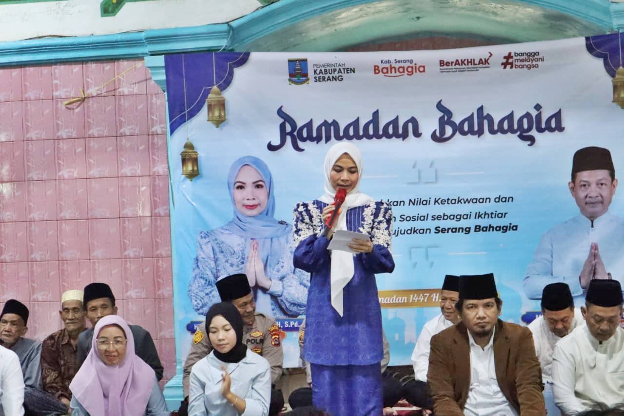 Ramadhan Bahagia 1447 H, Bupati Serang Ratu Zakiyah Guyur Bantuan Puluhan Juta