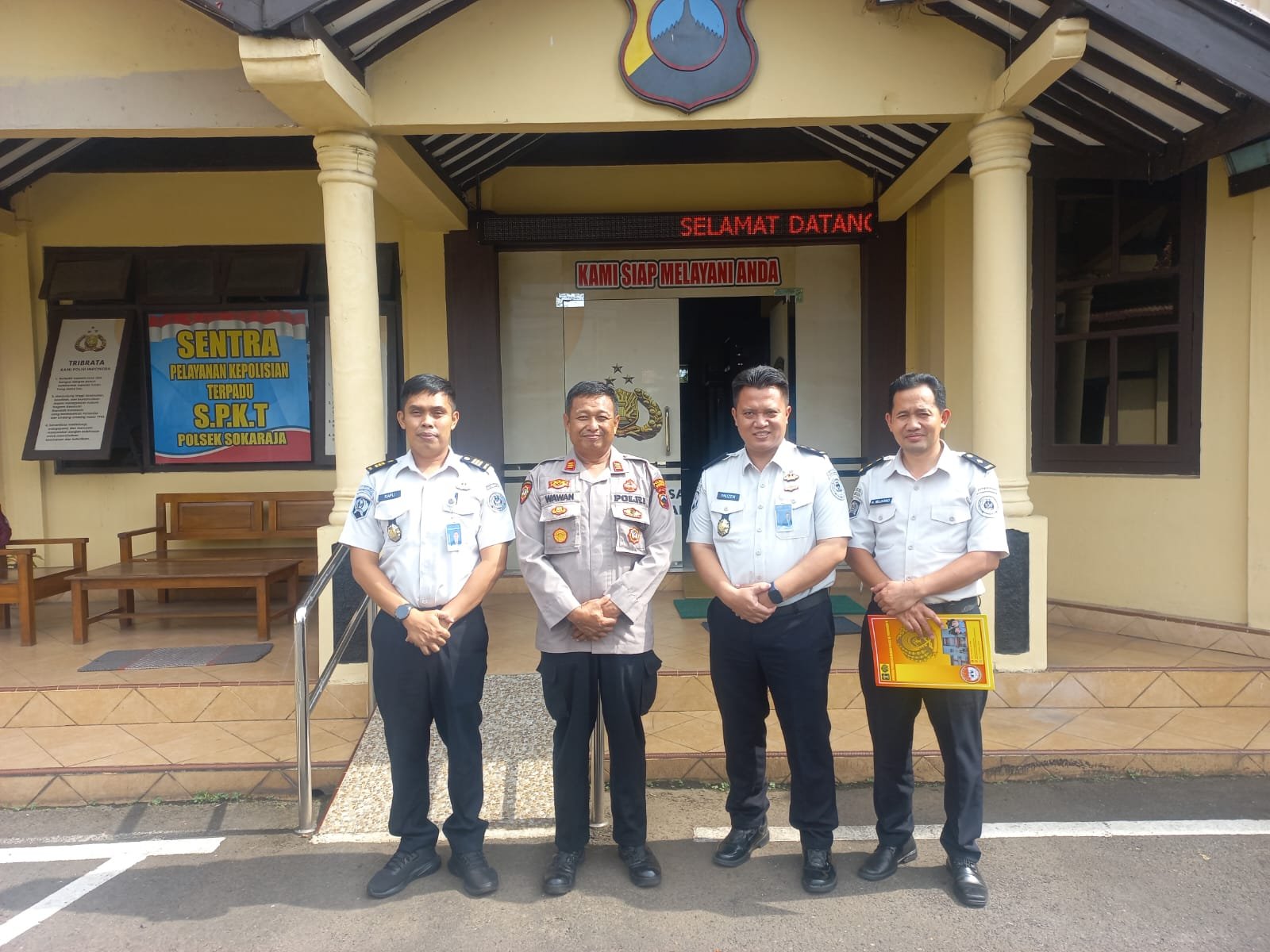 Lapas Purwokerto Koordinasi dengan Polsek Sokaraja Perkuat Pengamanan Idulfitri