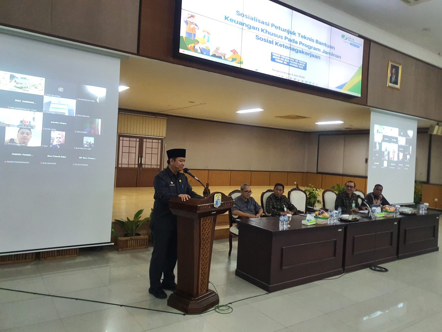 BPJS Ketenagakerjaan dan Pemerintah Provinsi Banten Lindungi 100 Pekerja Rentan per Desa di Kabupaten Lebak