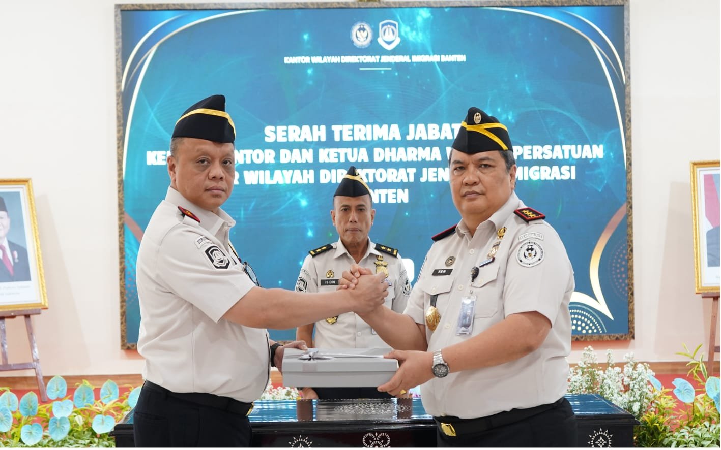 Imigrasi Cilegon Hadiri Serah Terima Jabatan Kepala Kantor Wilayah Direktorat Jenderal Imigrasi Banten